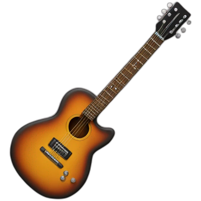 guitar emoji