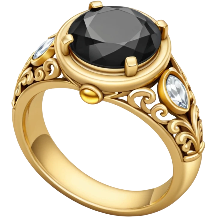 white jewelry ring emoji