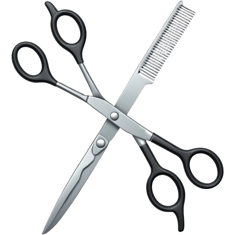  hairdressing scissors emoji