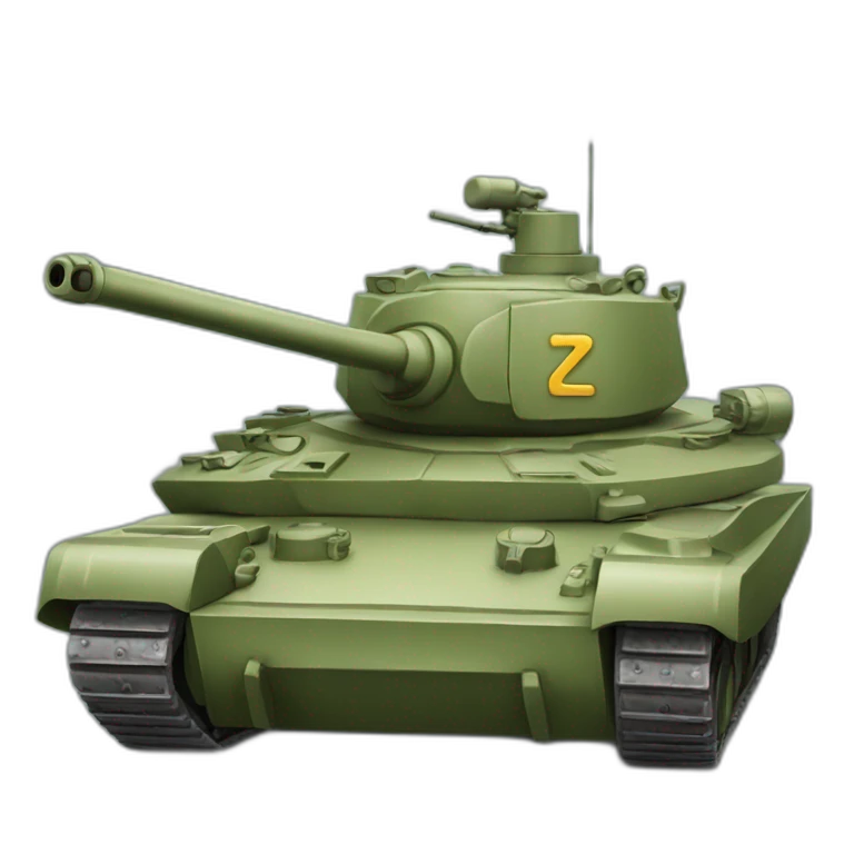 tank with letter z emoji