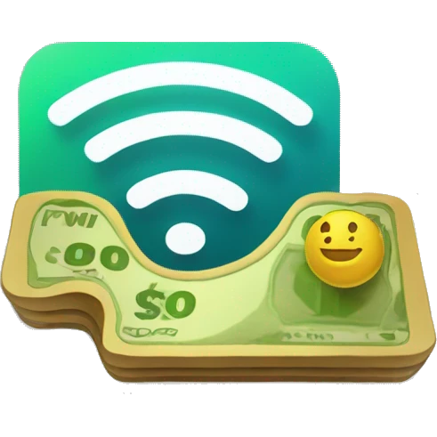 wifi transfer money emoji