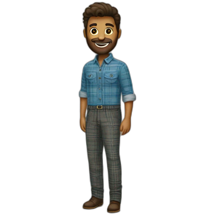 flannel elegnt troussers emoji