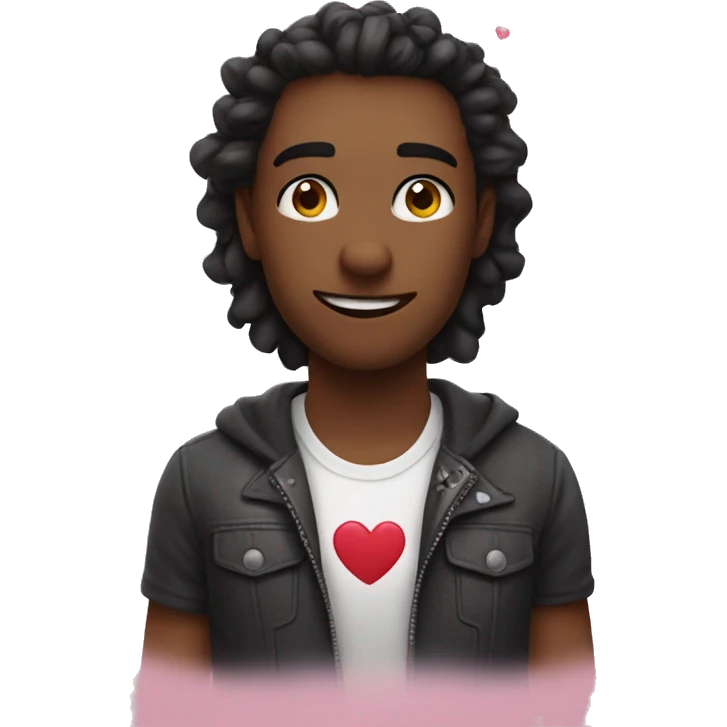 😈with hearts emoji
