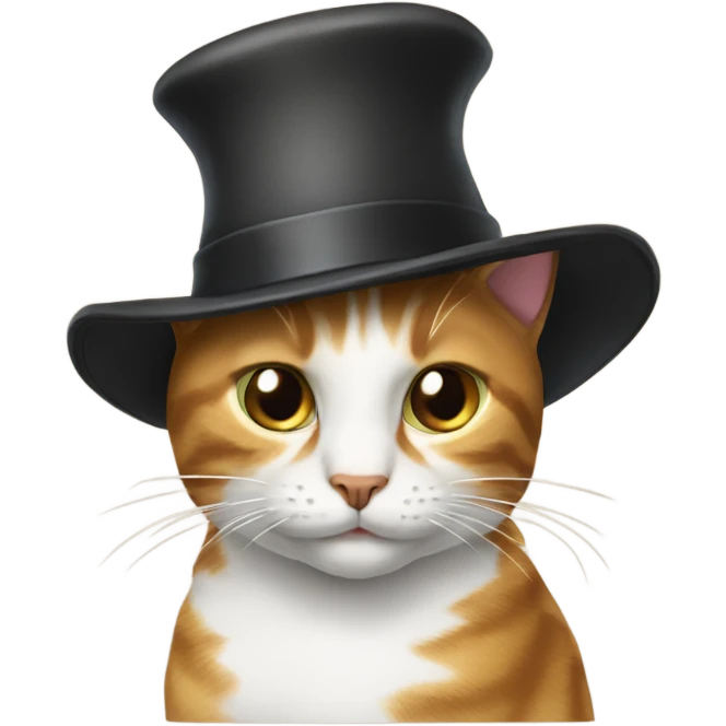 Cat in a hat emoji
