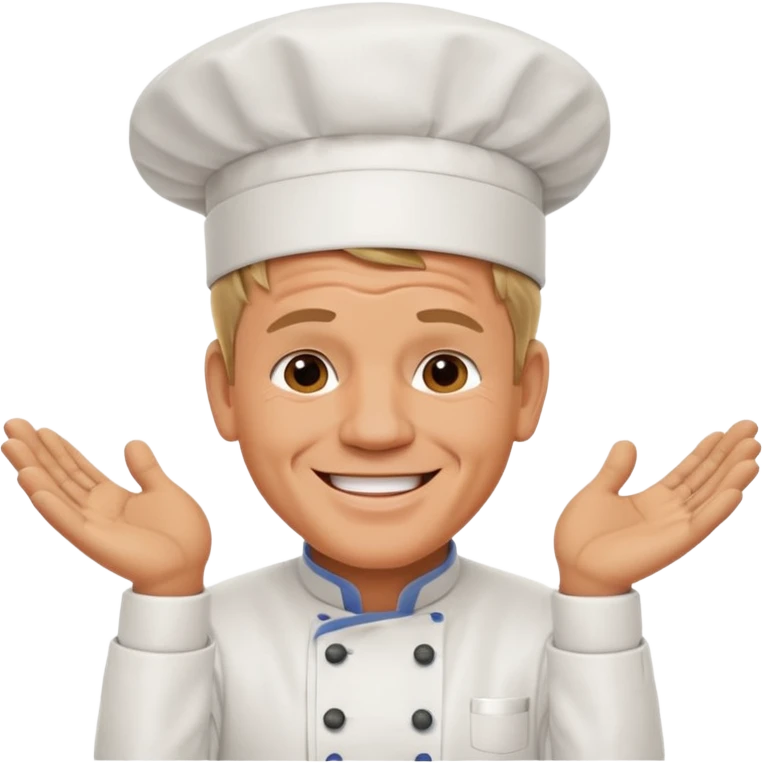 Gordon Ramsay cheerful emoji