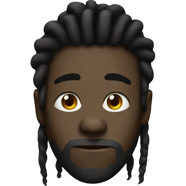 black dreadhead emoji