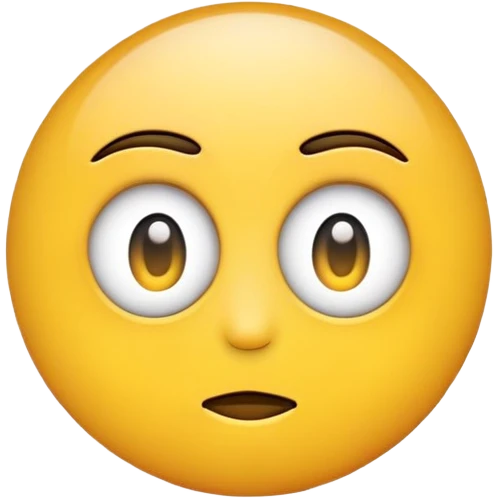 Emoji with one eye looking to the side emoji