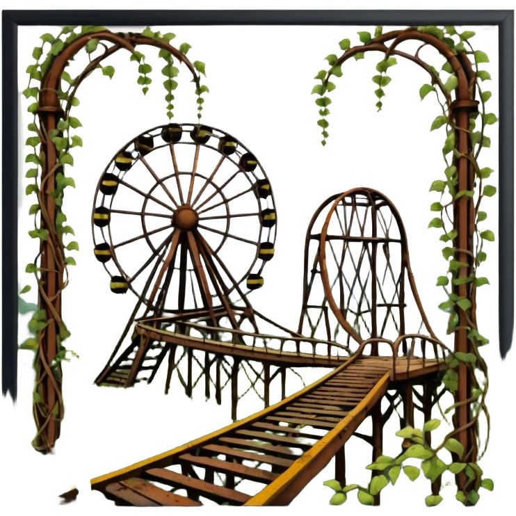 abandoned amusement park emoji