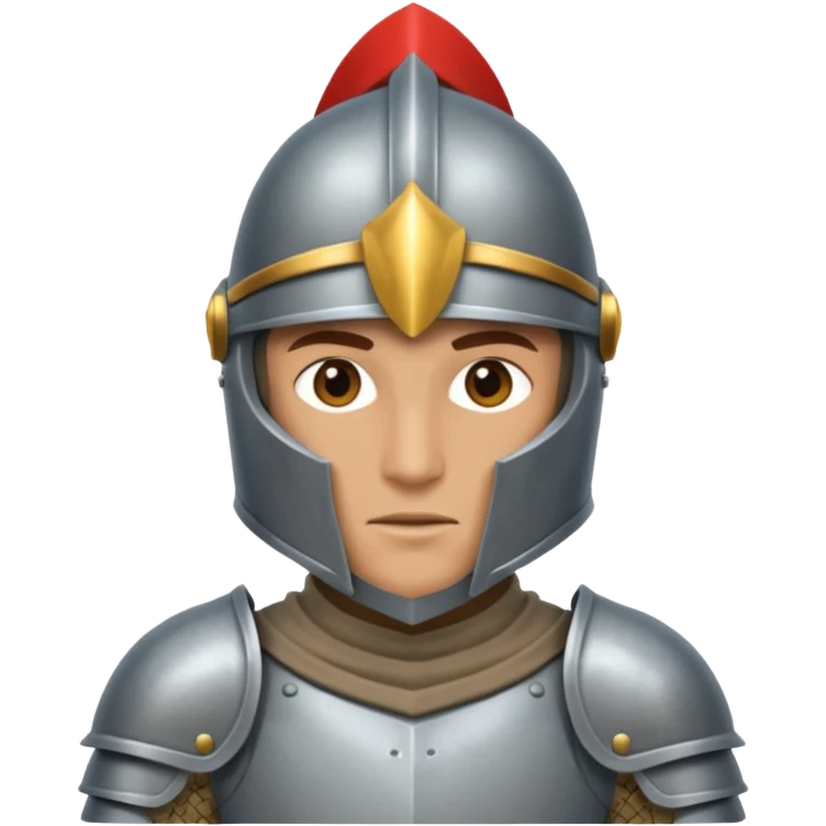 Miğfer giymiş şövalye emoji
