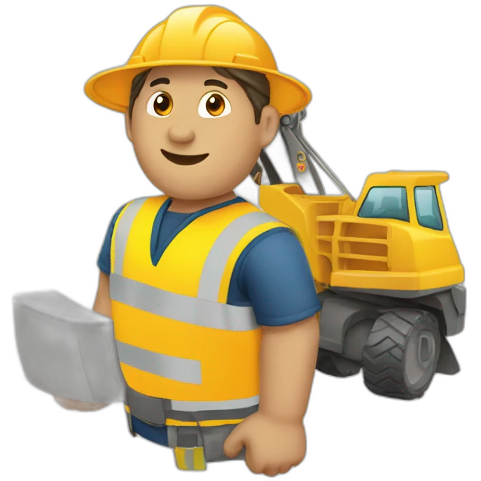 Cône de chantier emoji