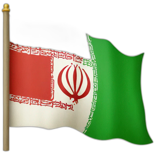 Old Iranian flag emoji
