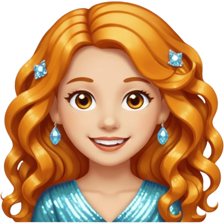 หน้า: วีเชฟเฉี่ยว
ตา: อำพันสว่าง
ปาก: ยิ้มกว้าง
ผิว: ใสฉ่ำผิวขาว
ทรงผม: ผมยาวลอน ติดกิ๊บวิบวับ
ขอสวยๆ emoji