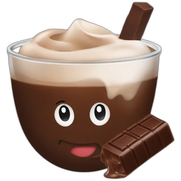 Bebida de Chocolate tierna emoji