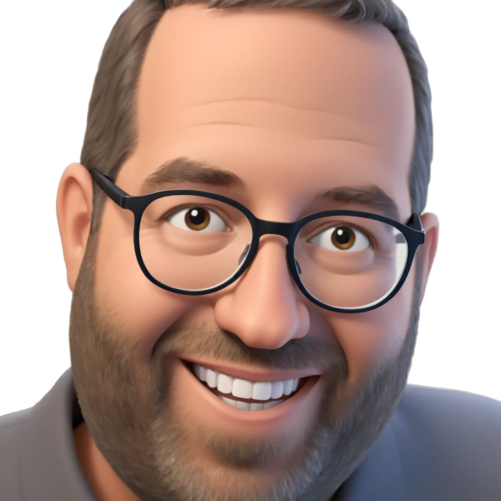 smiling boy with glasses emoji