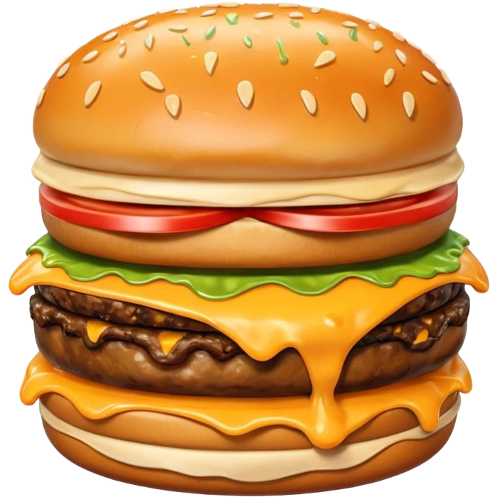 sad hamburger emoji