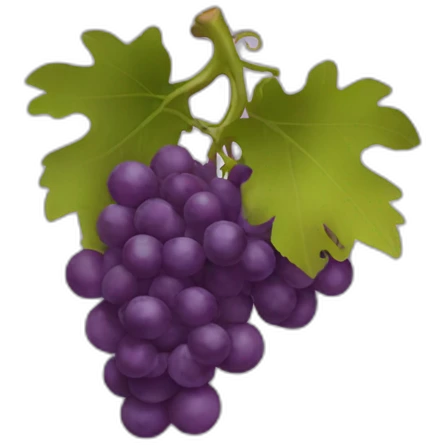 Dionysus crown of grapes emoji