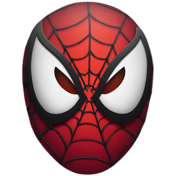 spiderman-face-in-a-circle red emoji