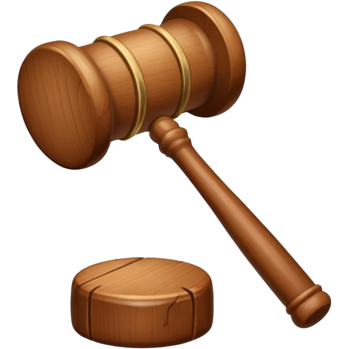 bidding mallet emoji