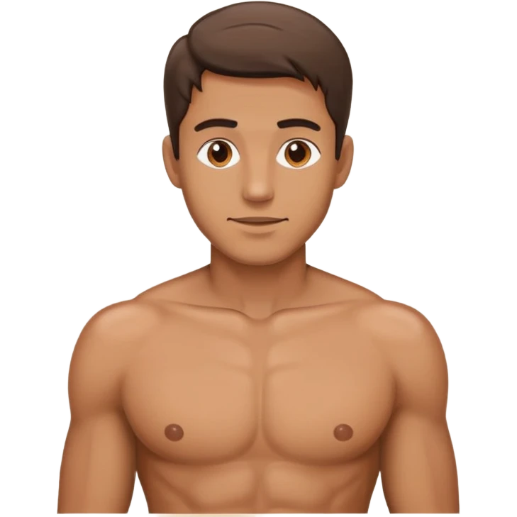 topless man emoji