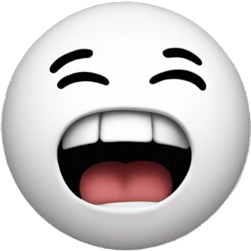Emoji looking up, screaming with hands up emoji
