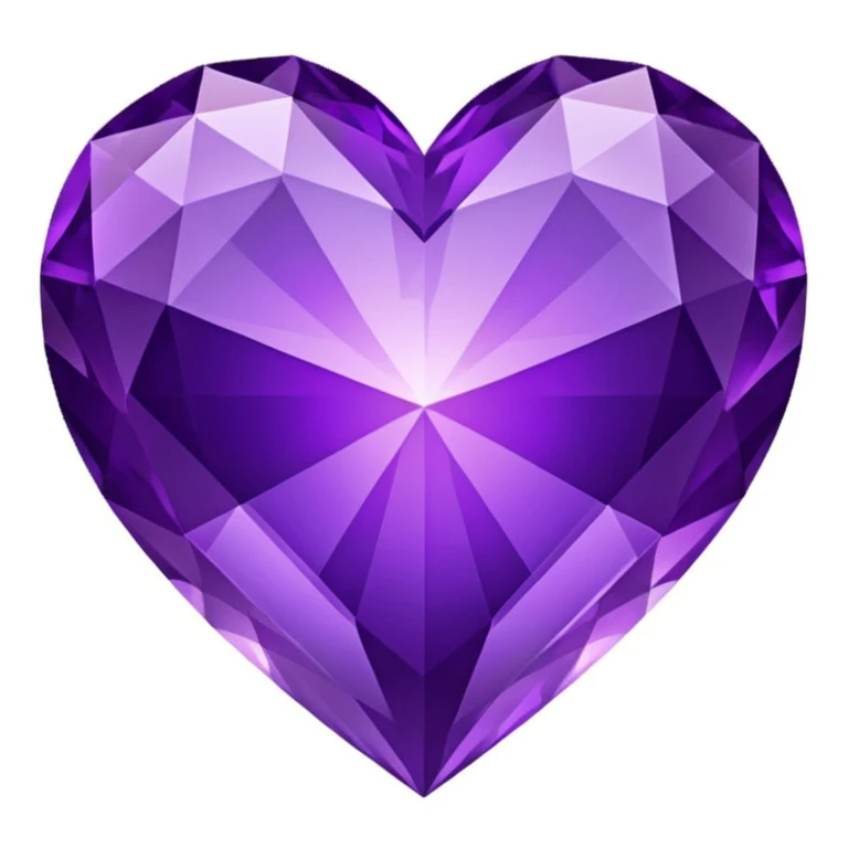purple heart with a pixelated effect emoji