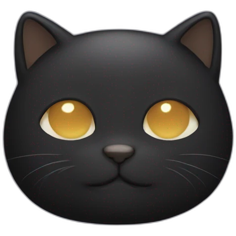 black mochi cat emoji