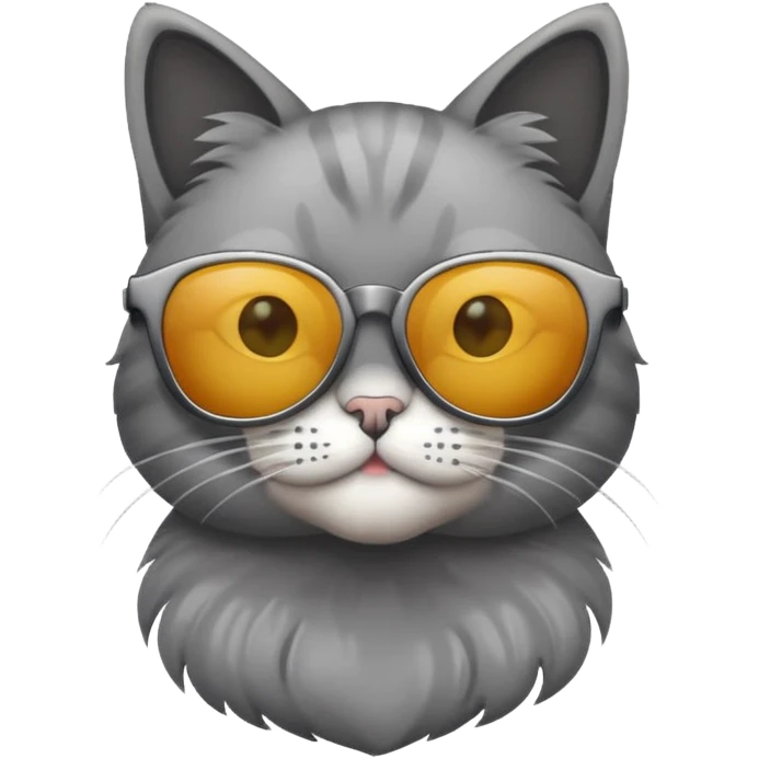 Cat wearing sunglasses emoji