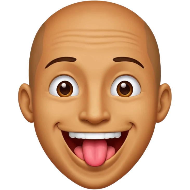 man with long toungue  emoji