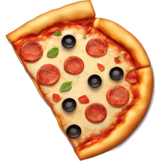 Yummy delicious pizza emoji