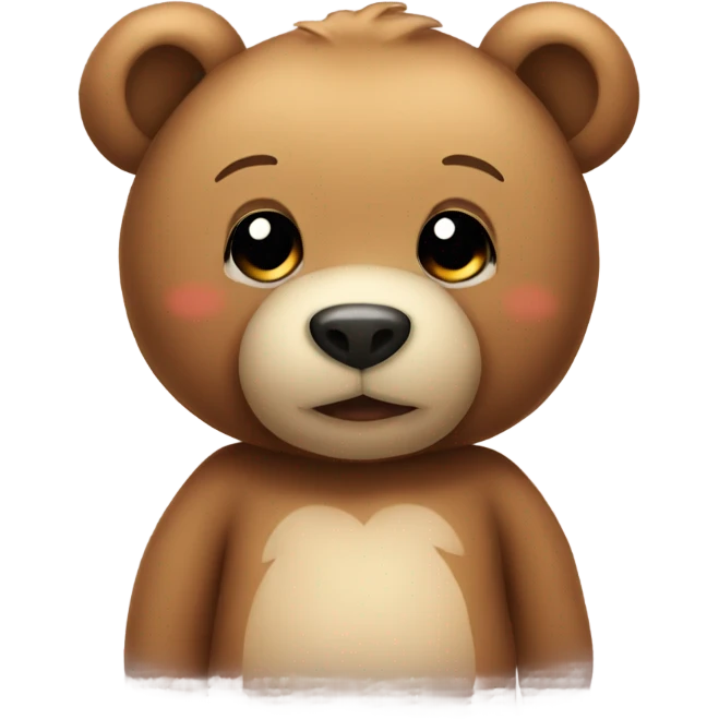 Teddy bear inlove emoji