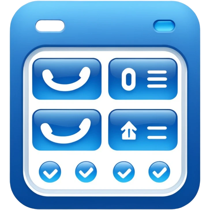 app interface window with drag-and-drop elements emoji
