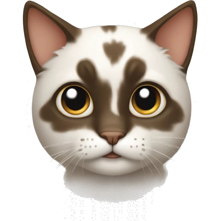 cat with a bown emoji