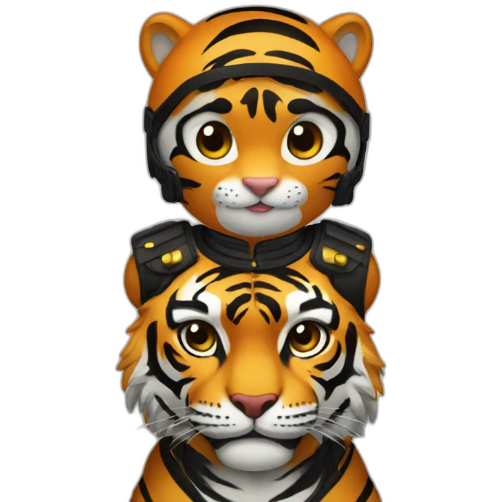Tiger rider emoji