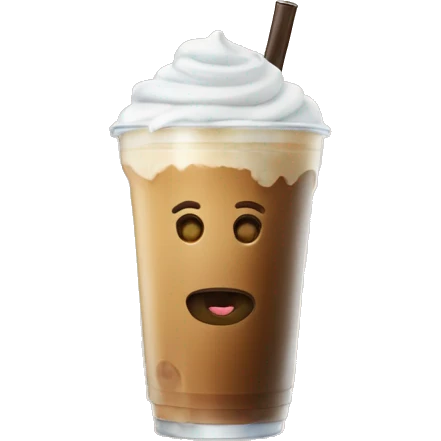 iced latte emoji