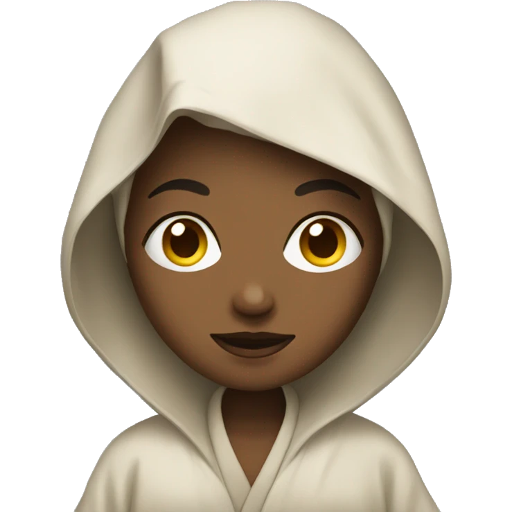 women in a robe emoji