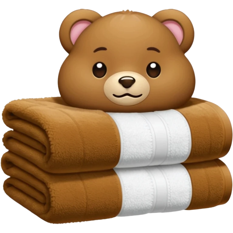 Chanel towel brown emoji