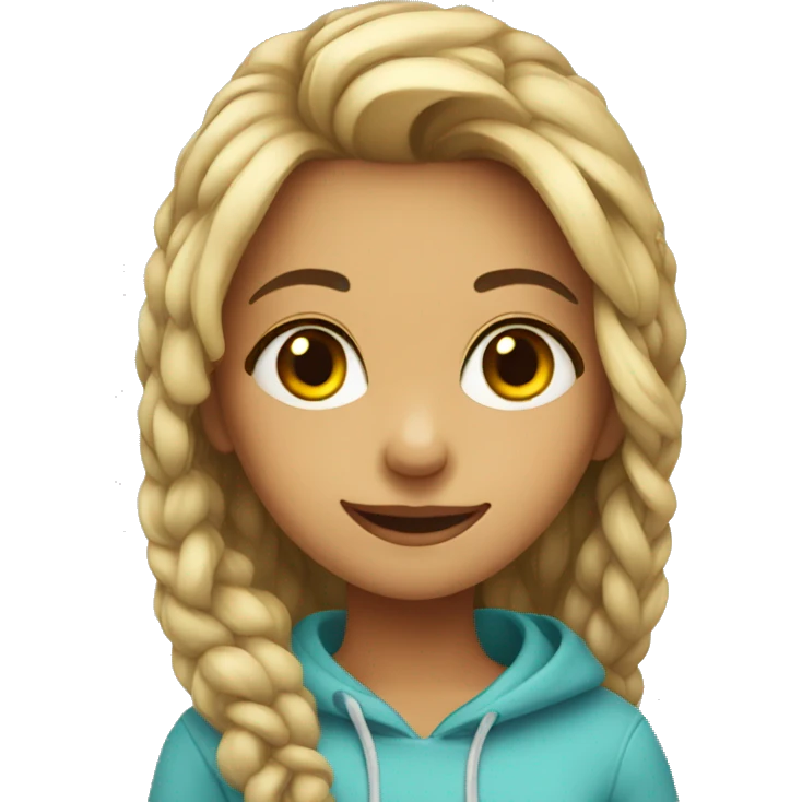 Cute girl emoji
