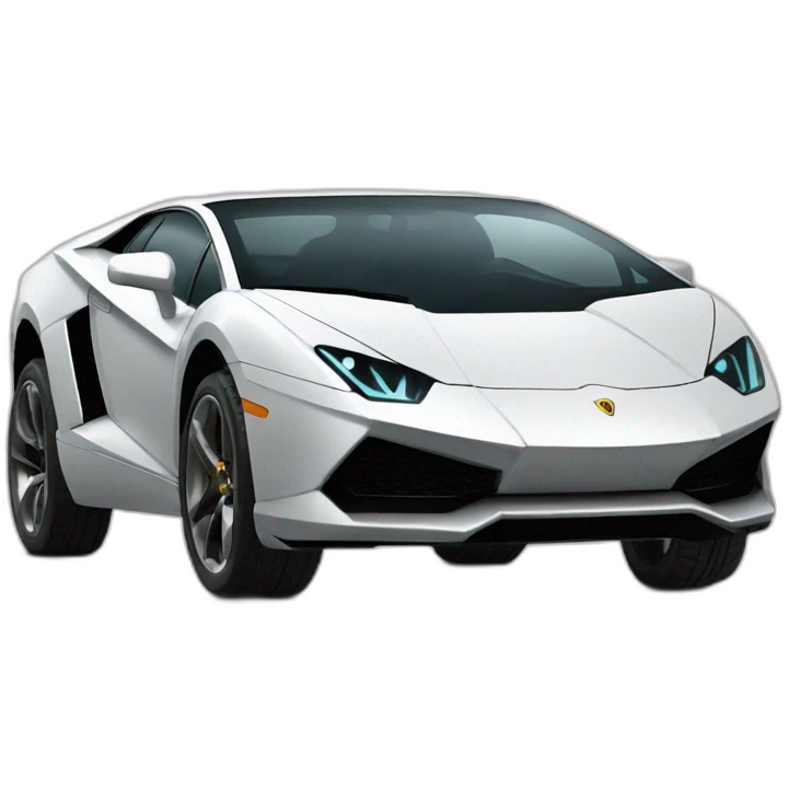 robot in lambo emoji