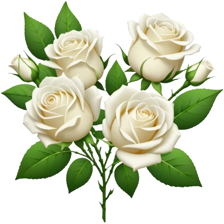 spray rosses flower white emoji