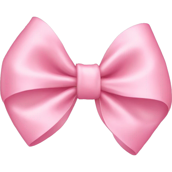 Baby pink bow emoji
