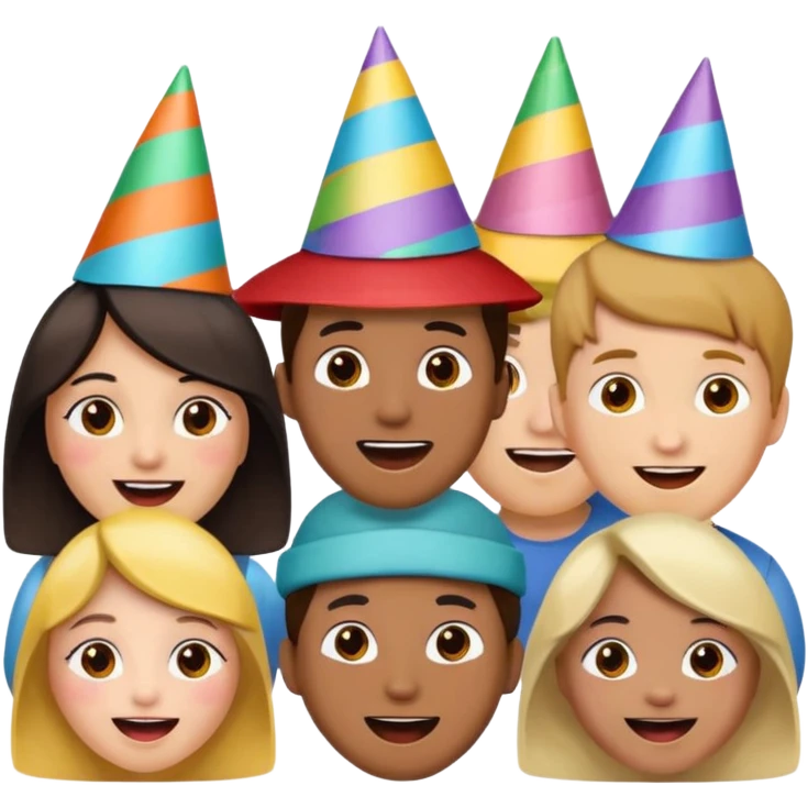 🤩+🥳+😊+🤬+🤗 emoji