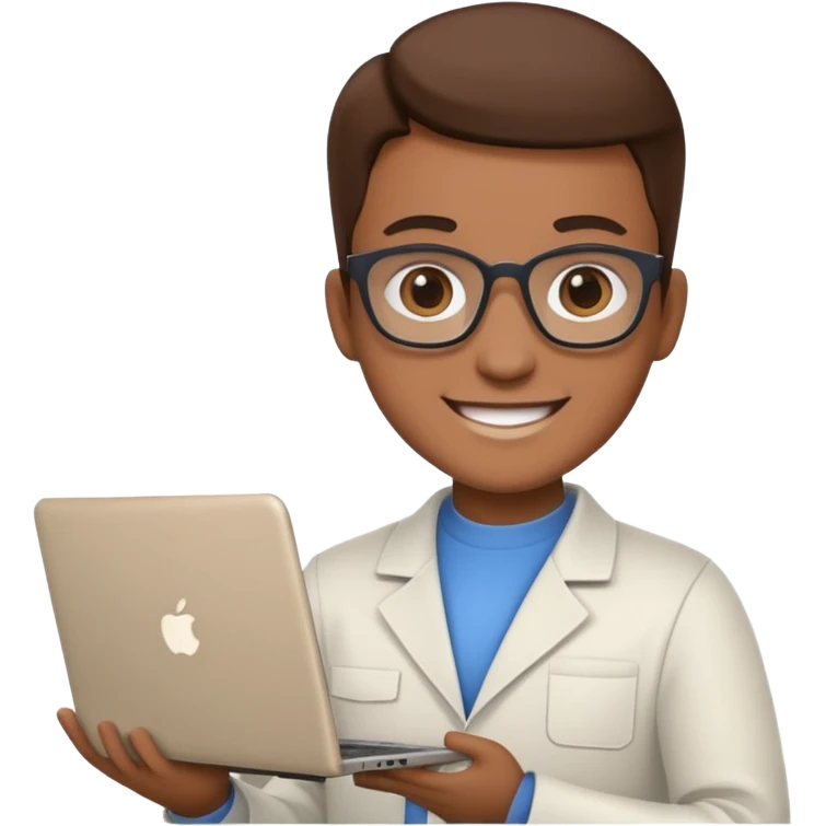 technologist with laptop emoji