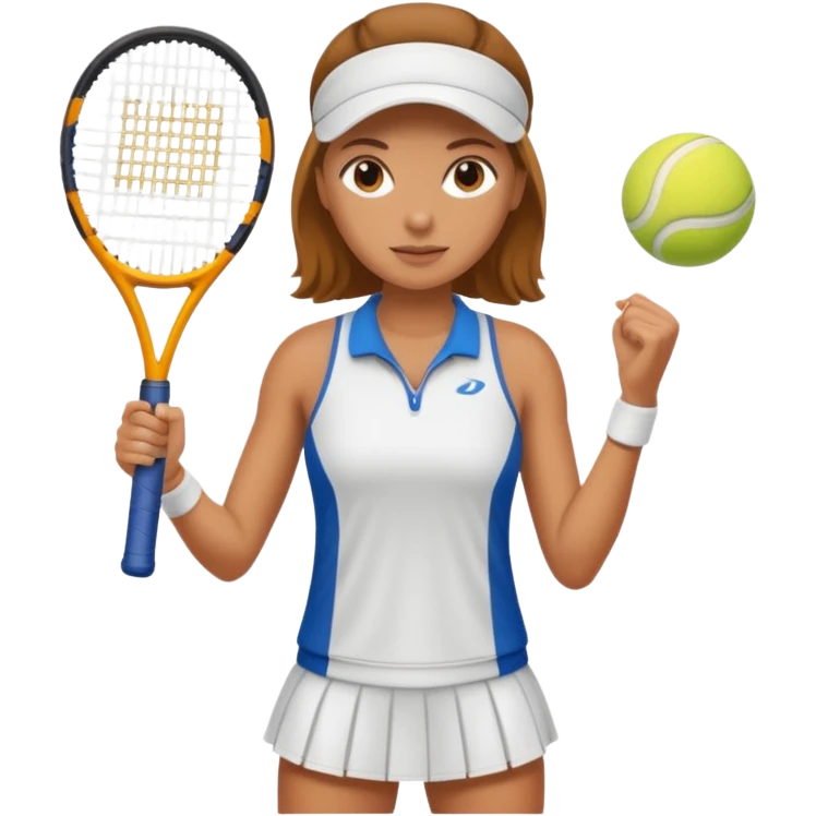 female tennis player emoji