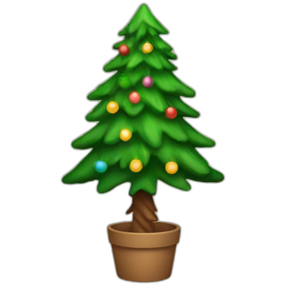 Christmas tree emoji