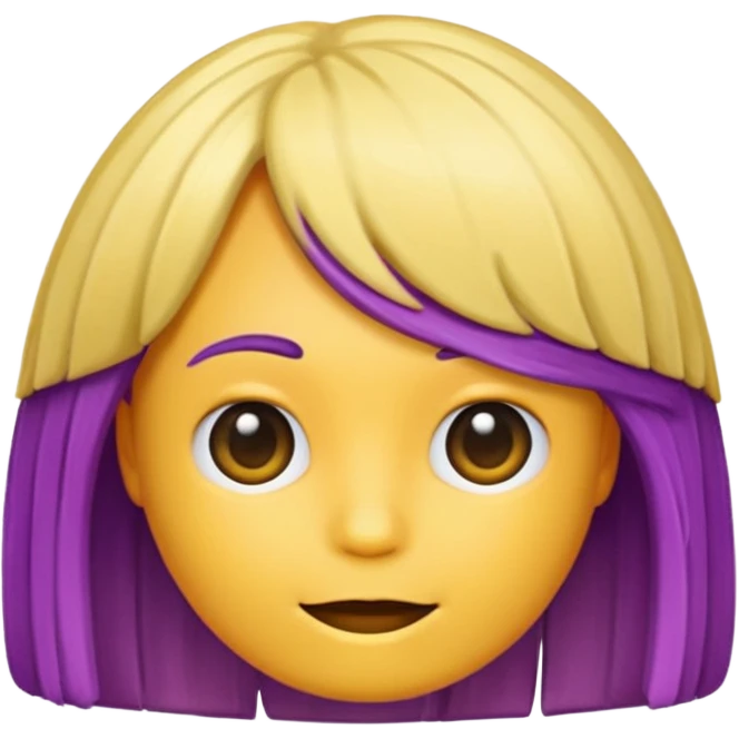 wig simple clear emoji style emoji