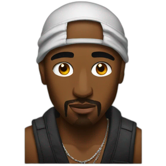 Tupac emoji