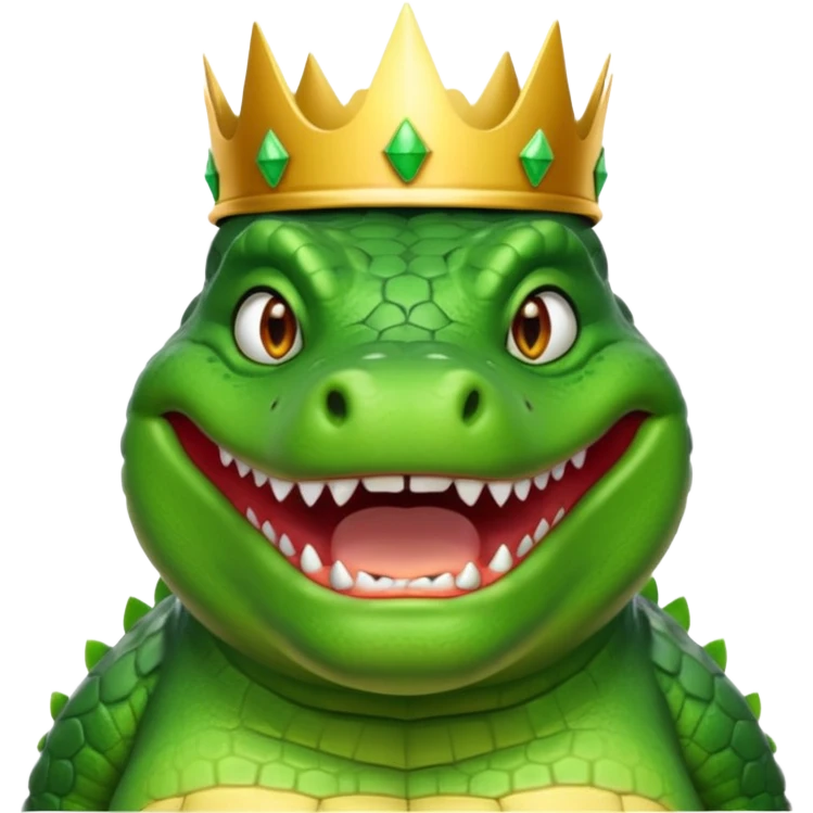 Fat Crocodile Woman  emoji