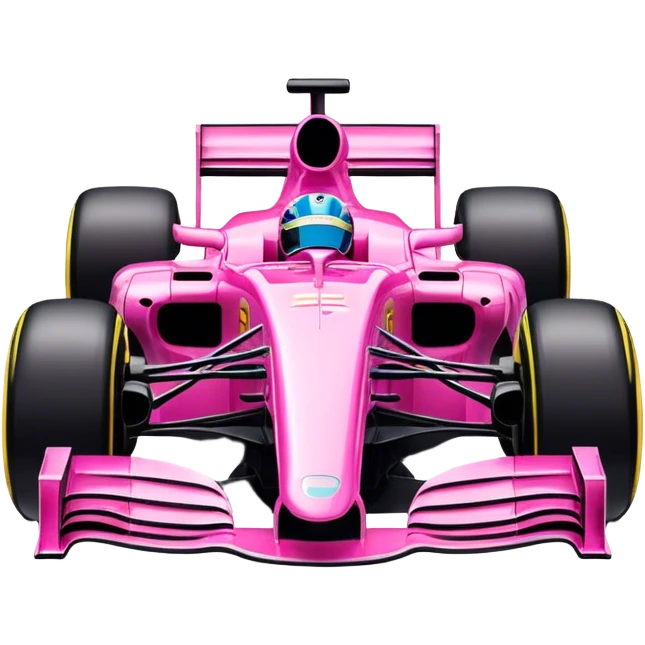 pink f1 car emoji