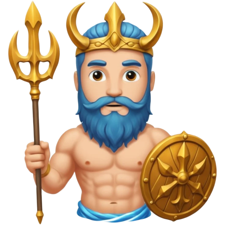  Greek god Poseidon emoji