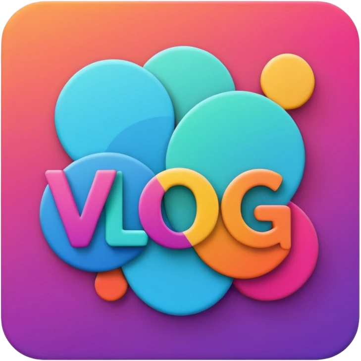 Vlog logo emoji
